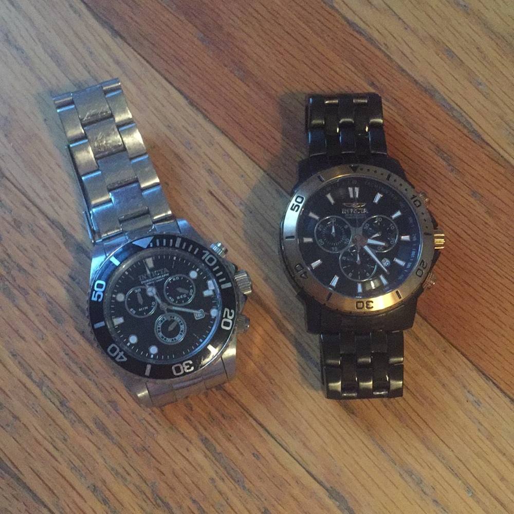 Two Invicta Watches